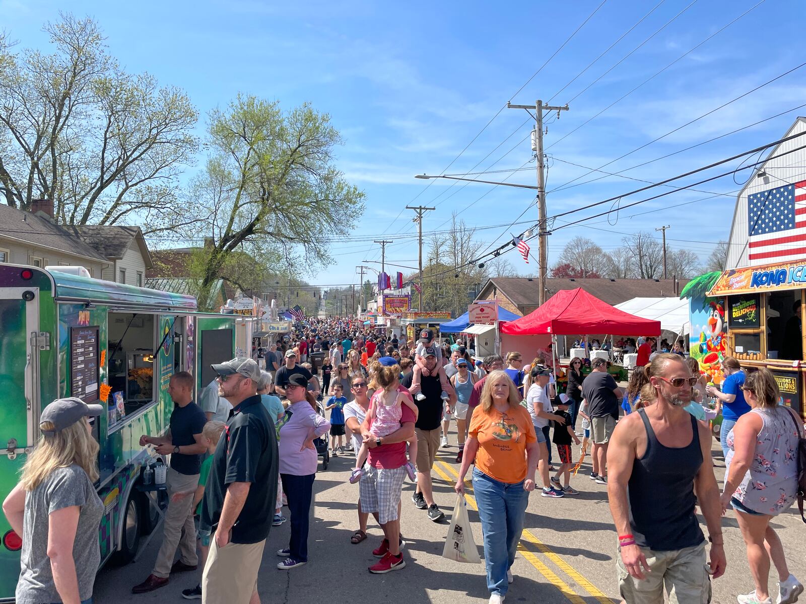 The Bellbrook Sugar Maple Festival made a much-anticipated comeback this year after a two-year pause due to COVID-19. AIMEE HANCOCK