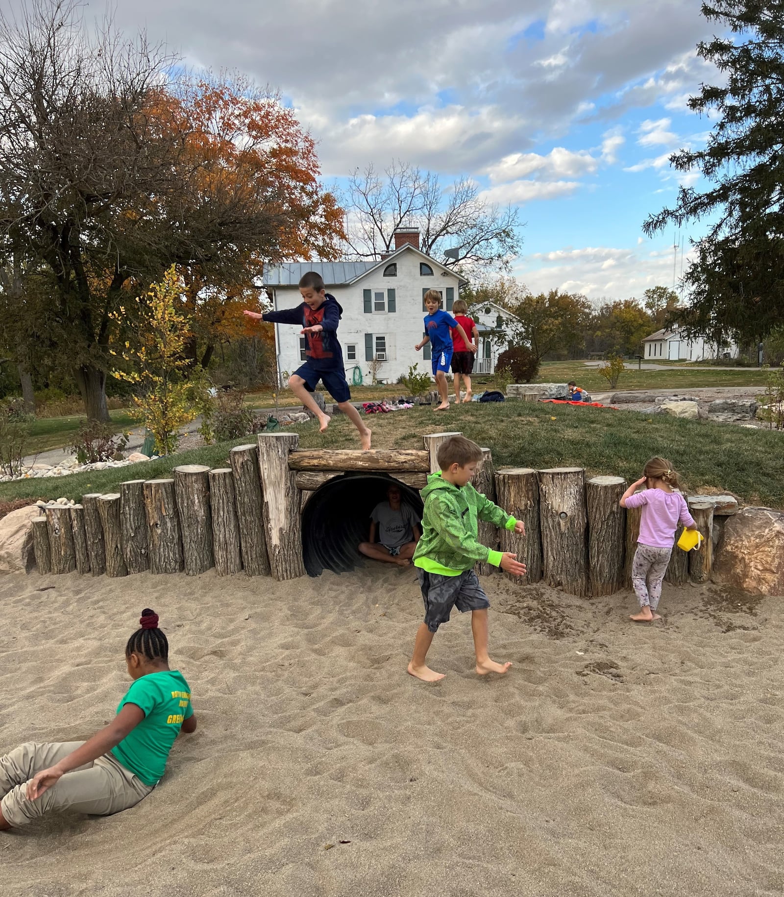 Possum Creek MetroPark recently enhanced its nature play area - SOPHIA DAUGHERTY