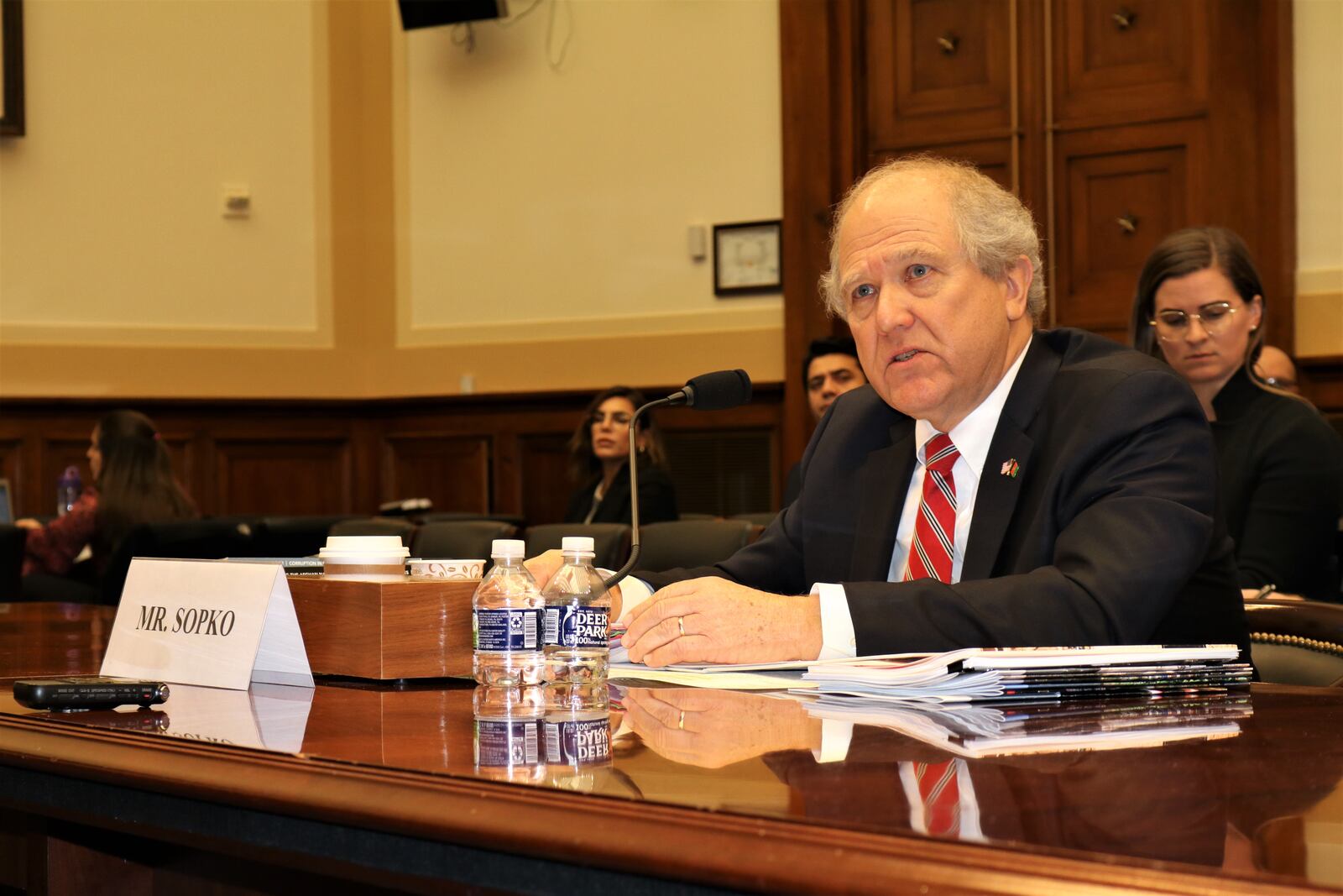 John Sopko, special inspector general for Aghanistan reconstruction, speaking to Congress. Contributed.