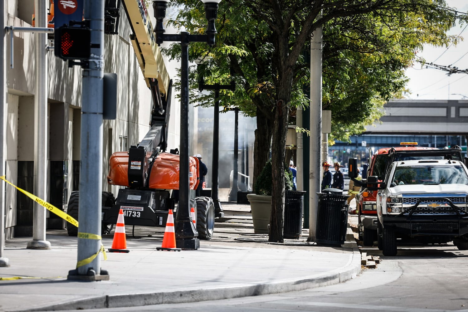 Downtown Dayton underground fire