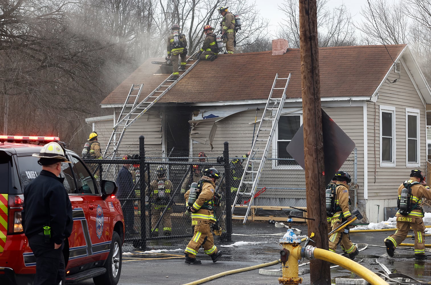 Riverside housefire