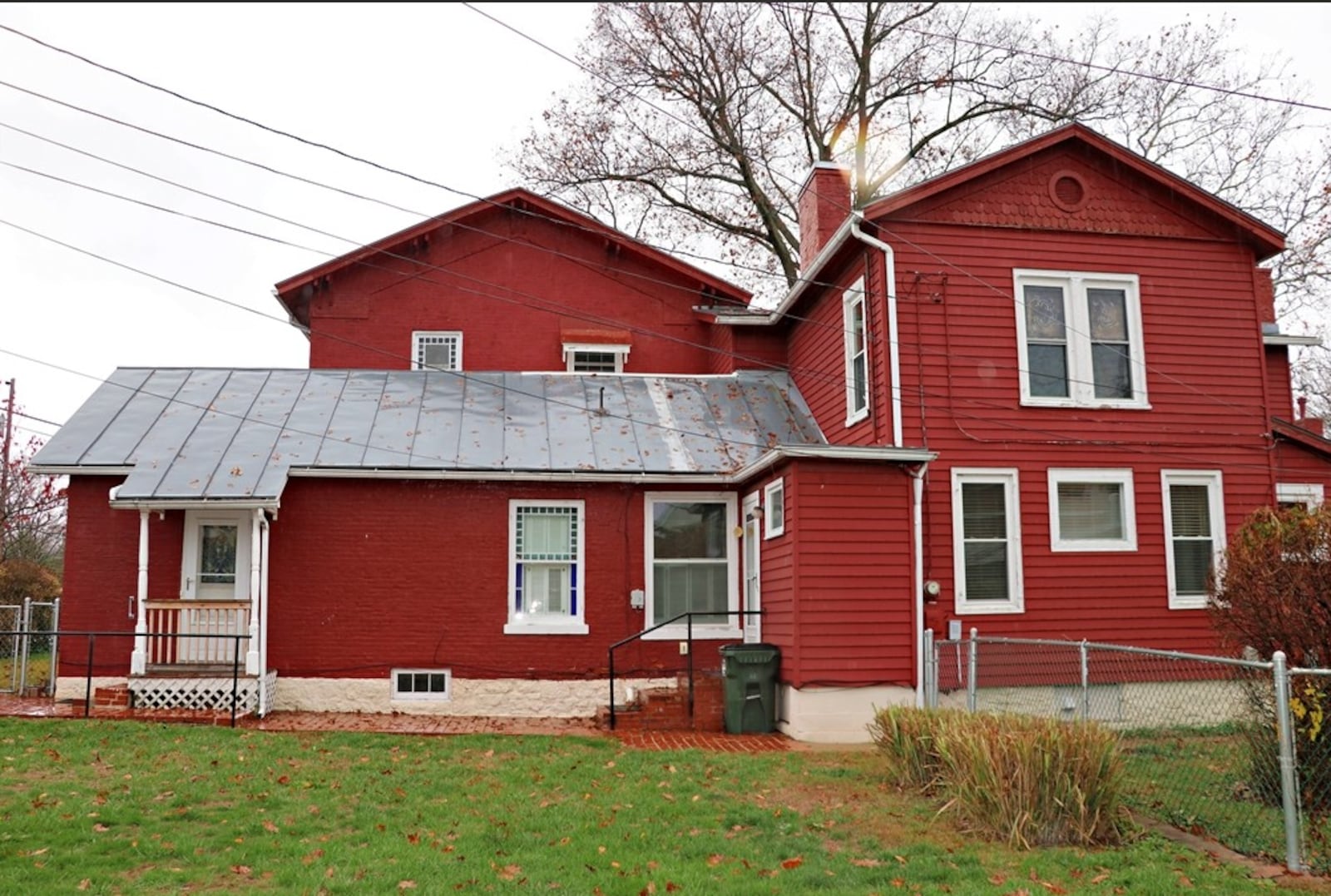 The main house as part of the South Walnut Street property for sale has been divided into two separate residences. This is the former servants home. CONTRIBUTED