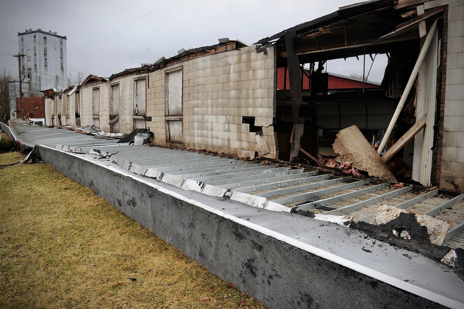 PHOTOS: Partial building collapse in Trotwood