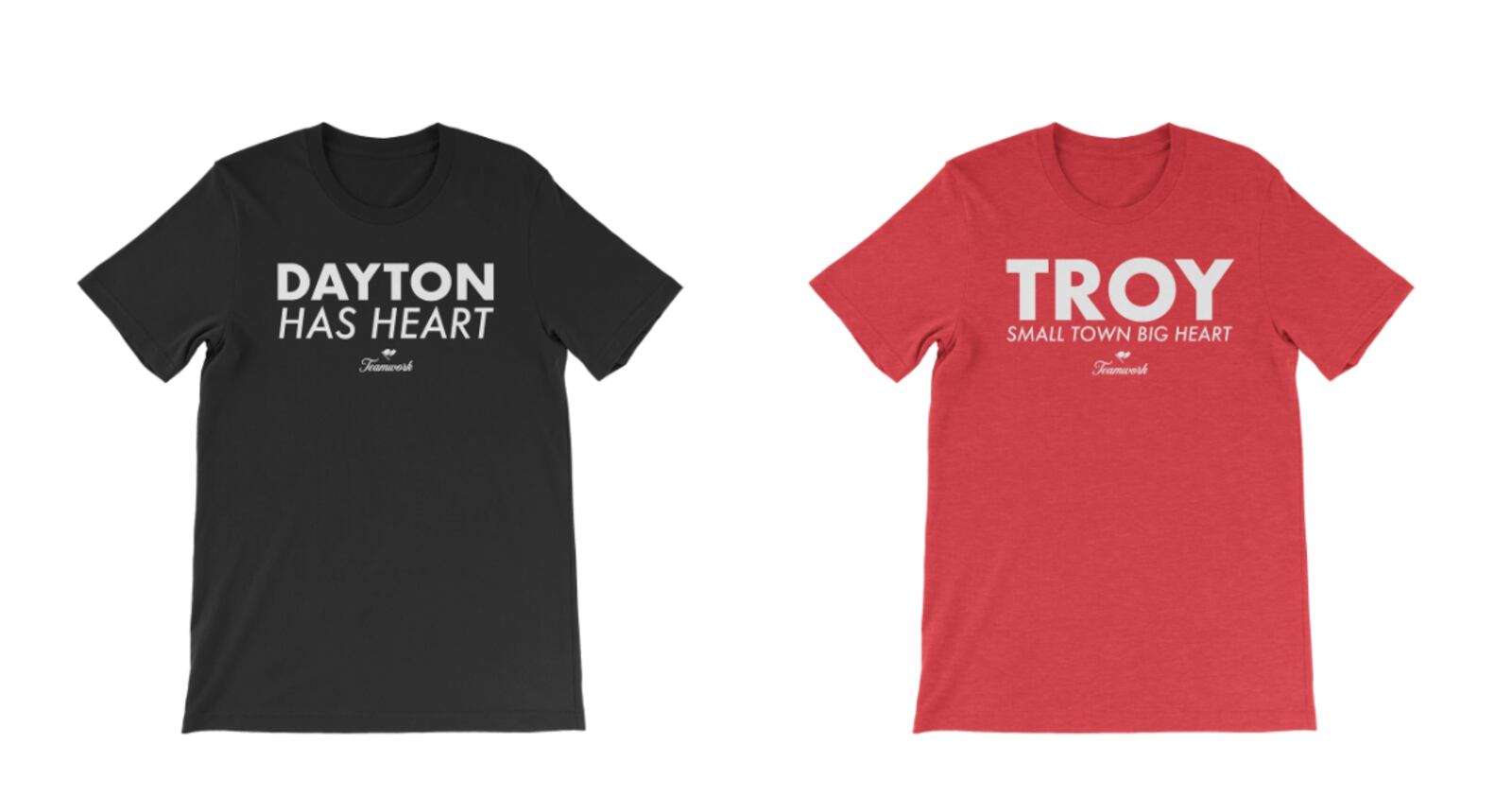 Sound Valley, a Dayton-based media company, has partnered with TeamWork Ohio, a Troy-based screen printing and design firm, to create two special, super soft T-shirts to support their respective cities. CONTRIBUTED