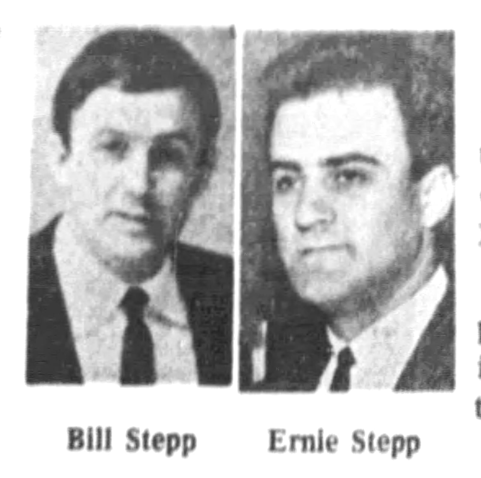 Bill and Ernie Stepp in 1969. DAYTON DAILY NEWS ARCHIVES