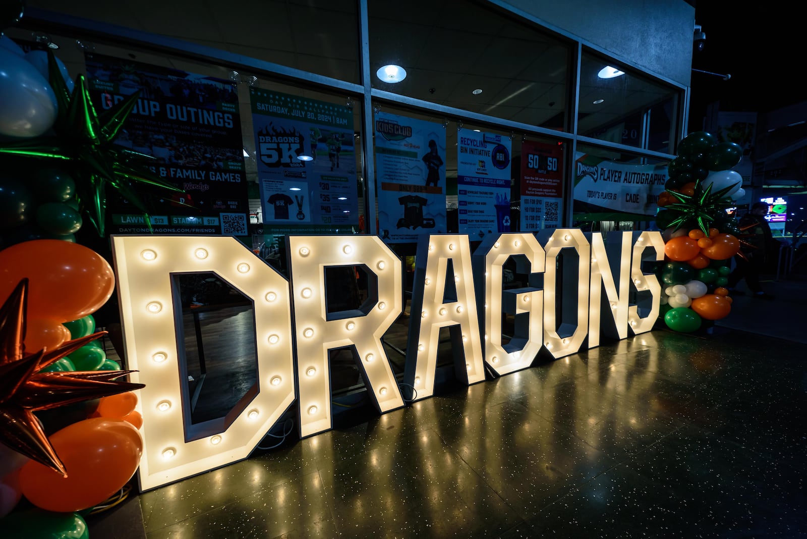 The Dayton Dragons and Lansing Lugnuts both played their opening games of the 2024 season on Friday, Apr. 5 at Day Air Ballpark in downtown Dayton. A crowd of 8,328 were in attendance to witness the Lugnuts defeat the Dragons by a score of 1-0. TOM GILLIAM/CONTRIBUTING PHOTOGRAPHER