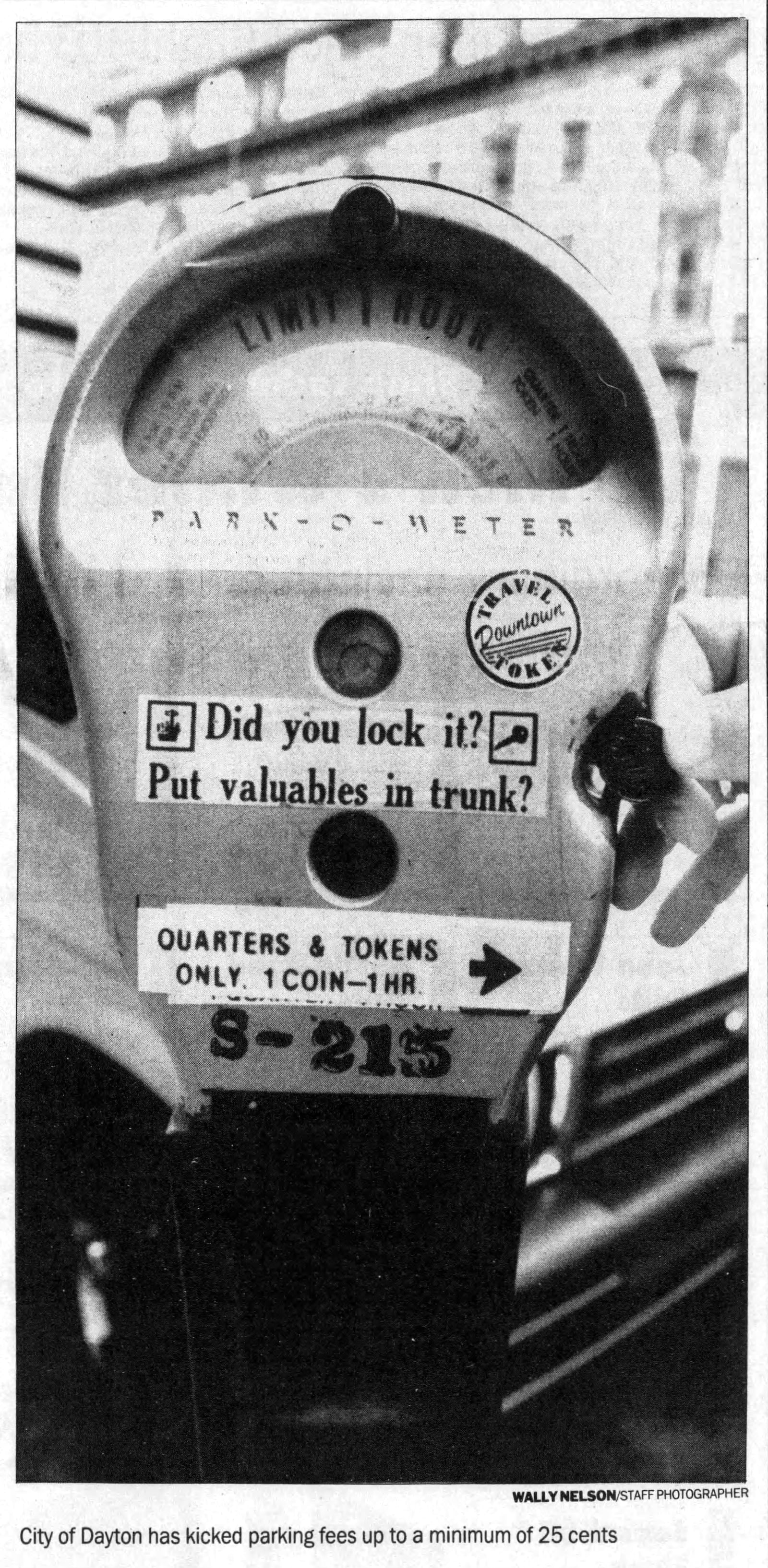 Dec. 5, 1990: Parking downtown costs more. DAYTON DAILY NEWS ARCHIVES