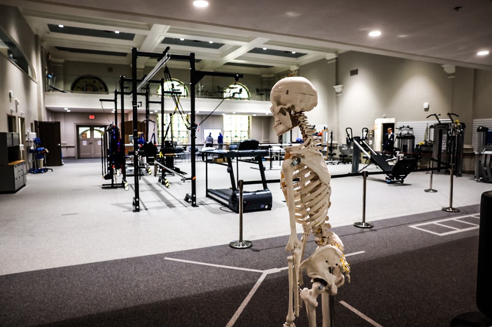 The old South Park Methodist Church has been turned into a physical therapy space. JIM NOELKER/STAFF