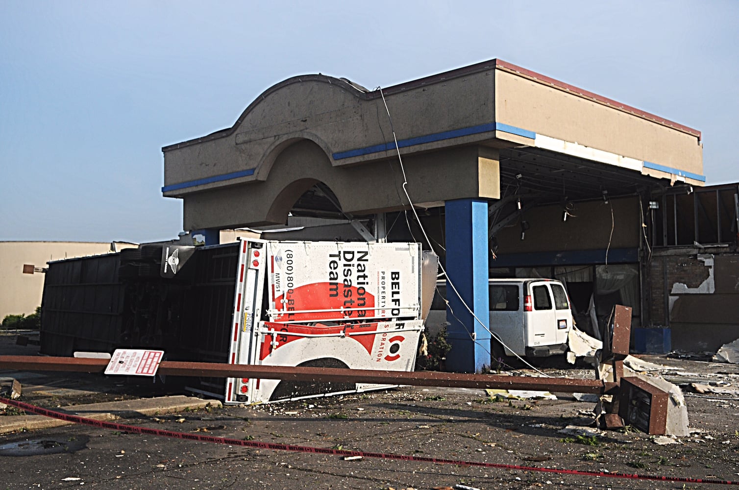 PHOTOS: Daylight reveals widespread damage from Monday storms