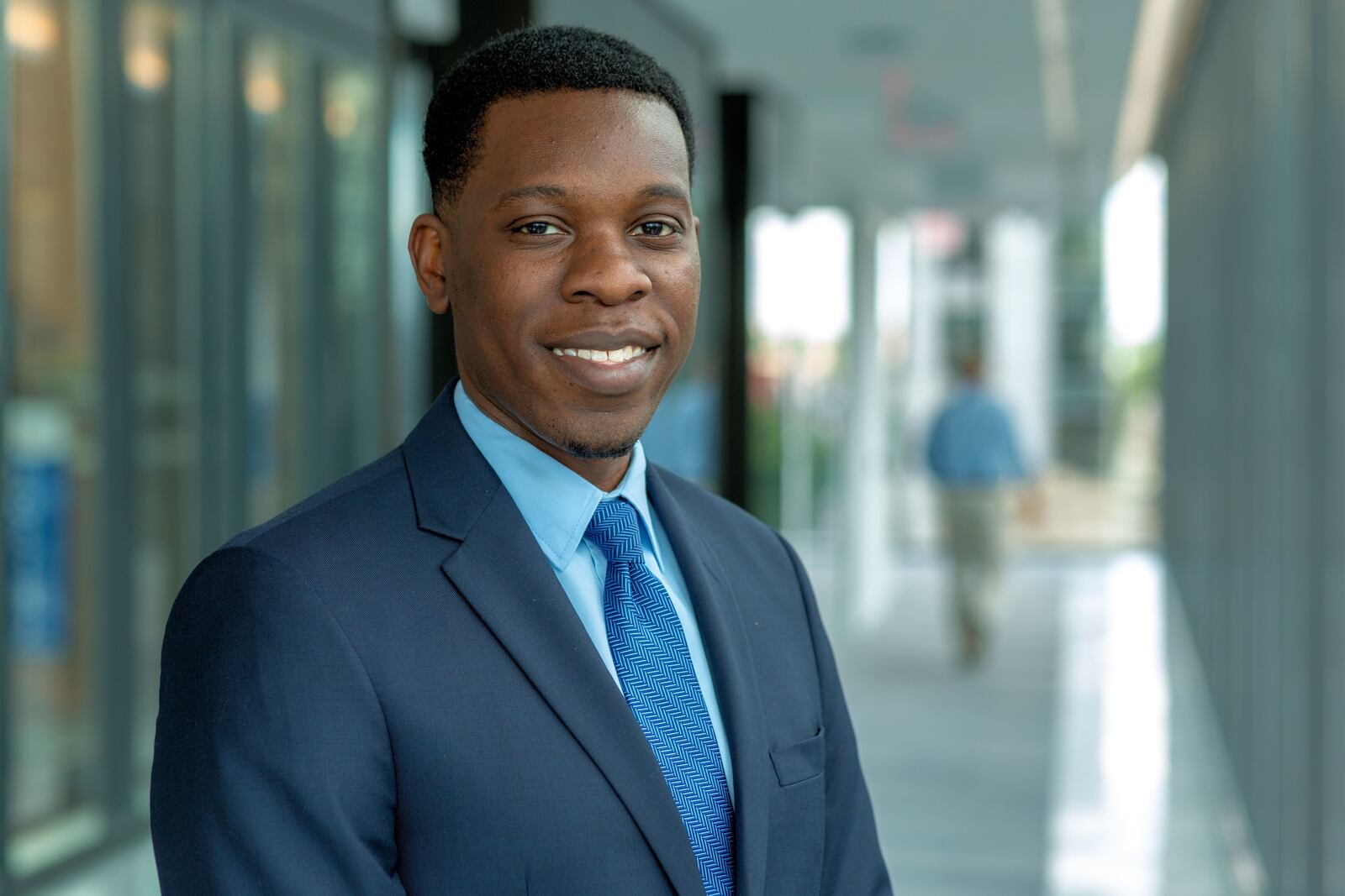 Washington Post reporter Toluse Olorunnipa is the 2023 Dayton Literary Peace Prize Foundation's nonfiction co-winner for "His Name is George Floyd."  Photographer: Lori Hoffman for Bloomberg.