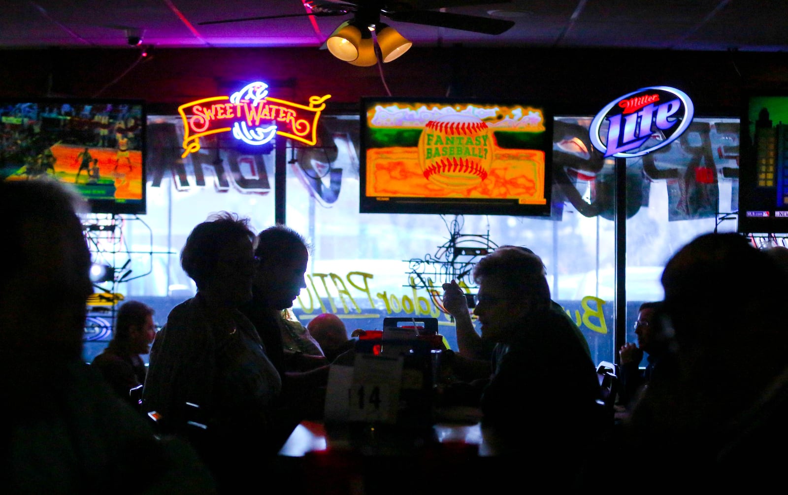 Bunkers Bar and Grill in Vandalia is one of the many sports bars that are gearing up for the Flyers game Wednesday on the heels of St. Patrick's Day. JIM WITMER/STAFF