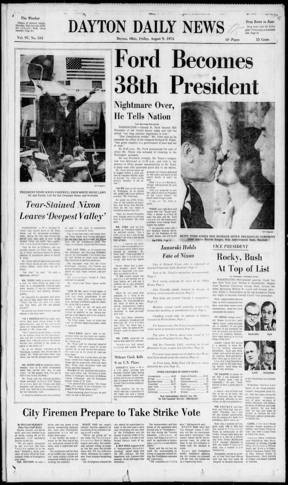 PHOTOS: Historic Dayton Daily News front pages