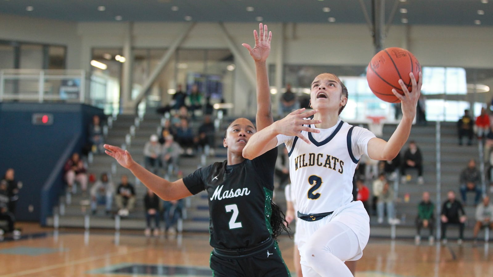 Springfield guard Milly Portis girls basketball district final at Fairborn High School Feb. 22, 2025