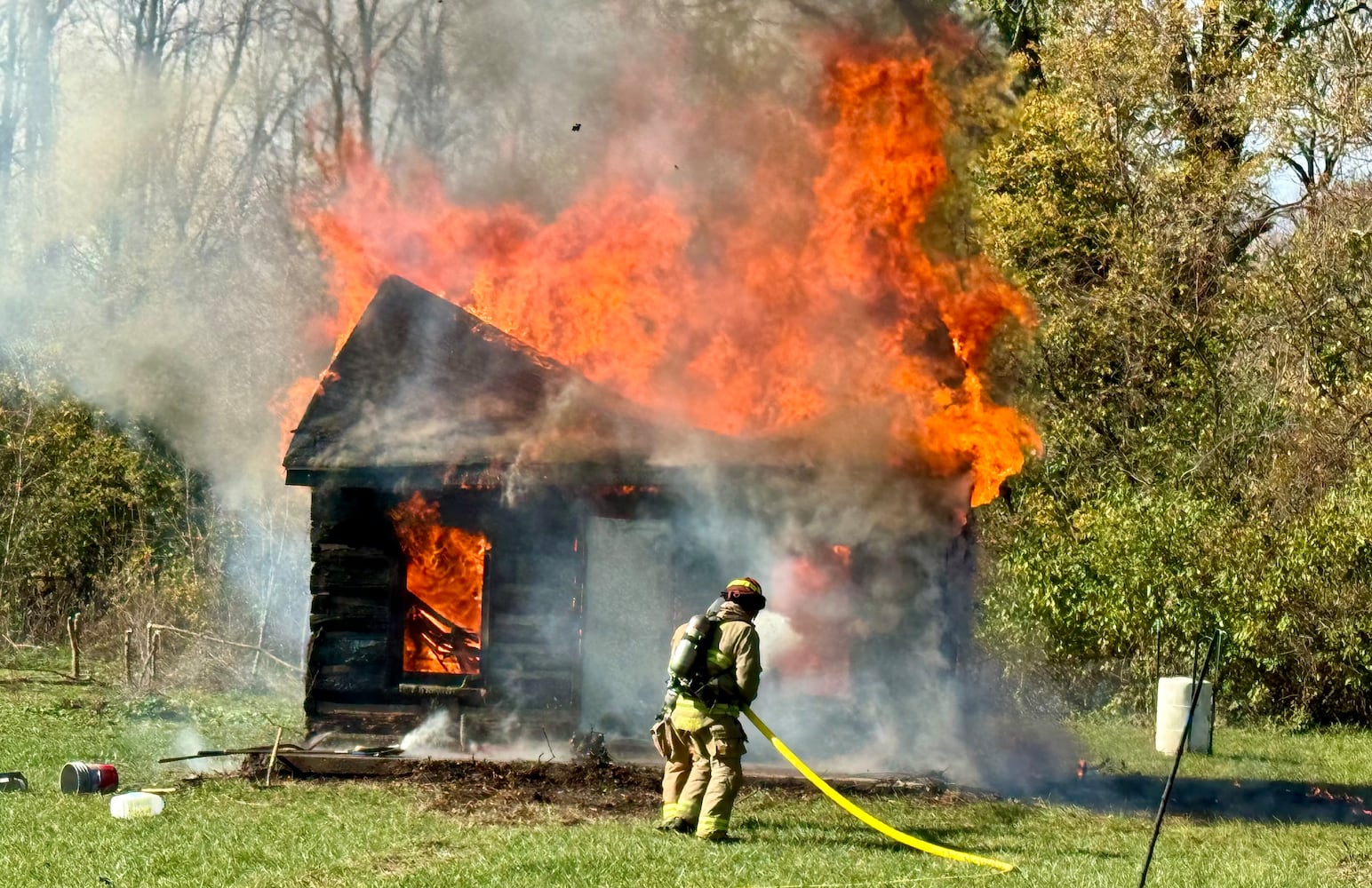 Jefferson twp cabin fire