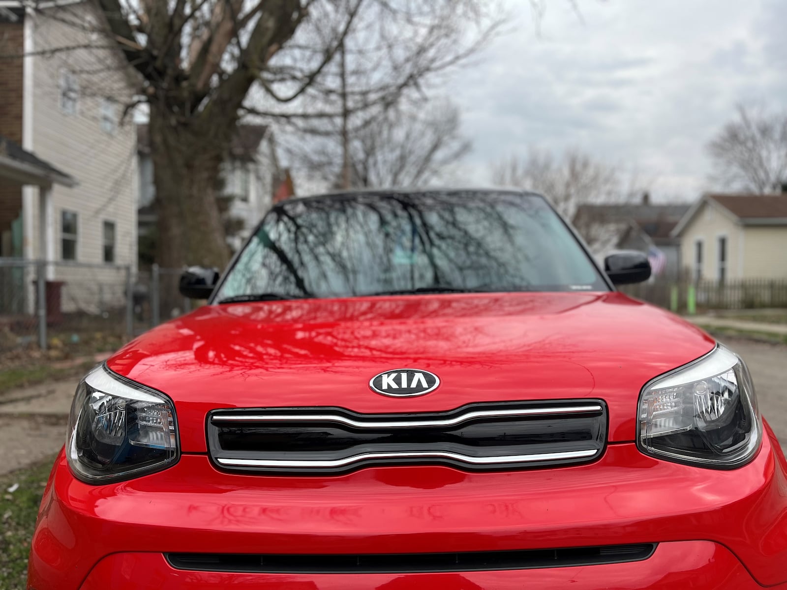 A Kia parked in East Dayton. Thieves in Dayton have targeted some Kia and Hyundai models. CORNELIUS FROLIK / STAFF