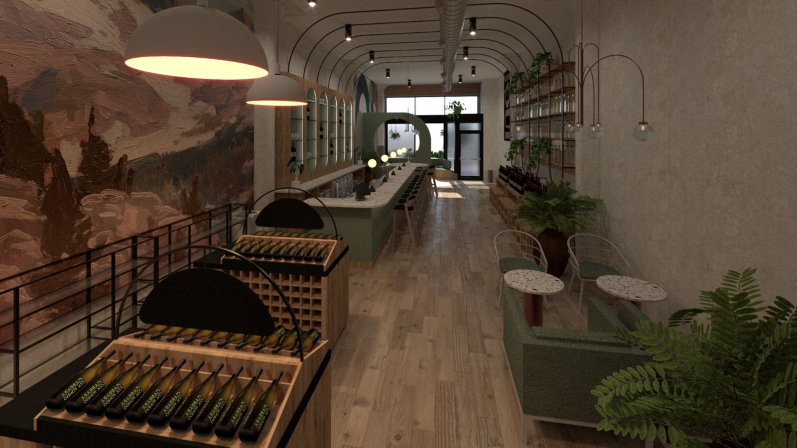 Joui, a wine retail shop featuring a bar and small bites, is expected to open this summer in Dayton’s Fire Blocks District at 117 E. Third St. (The Idea Collective).