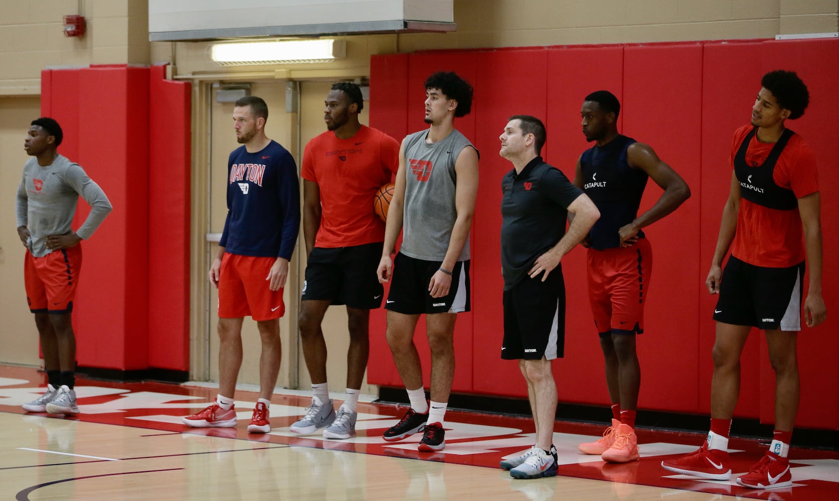 Dayton Flyers practice