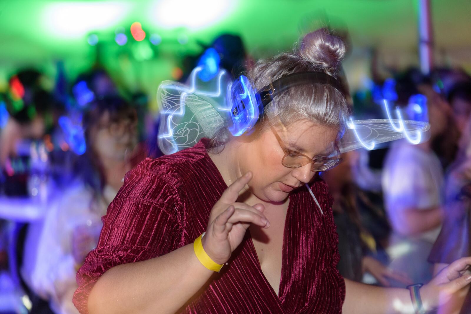 Dayton’s 3rd annual Spooky Silent Disco was held at Yellow Cab Tavern on Friday, Oct. 27, 2023. This month’s silent disco was a Halloween costume party which also featured a costume contest. Attendees were loaned headphones with the capability to change between the green, blue & red stations and adjust the volume. The following DJs were featured: KimL on the green station with EDM, Sexbox on the blue station with '70s, '80s, and '90s and John Chapel on the red station with modern Hip Hop. Did we spot you there? TOM GILLIAM / CONTRIBUTING PHOTOGRAPHER