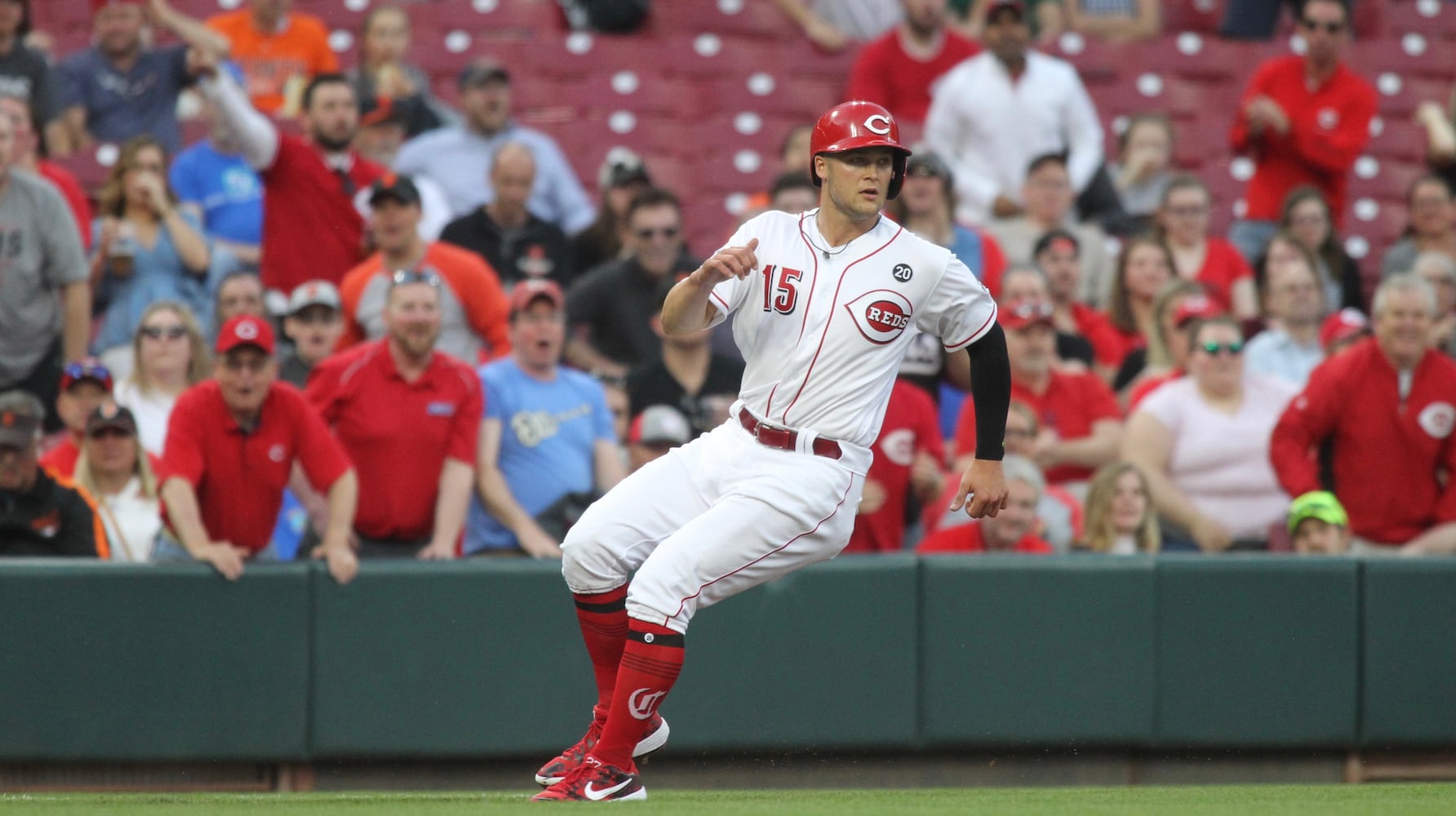 Photos: Nick Senzel makes big-league debut with Reds