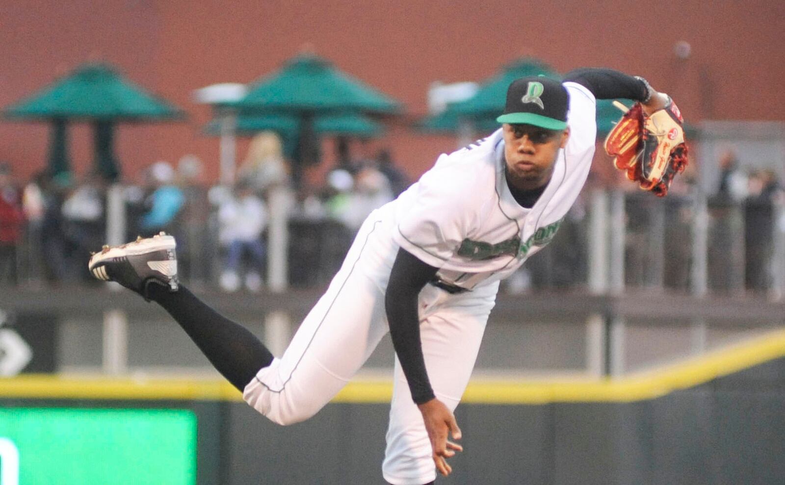 Dragons pitcher Hunter Greene. MARC PENDLETON / STAFF