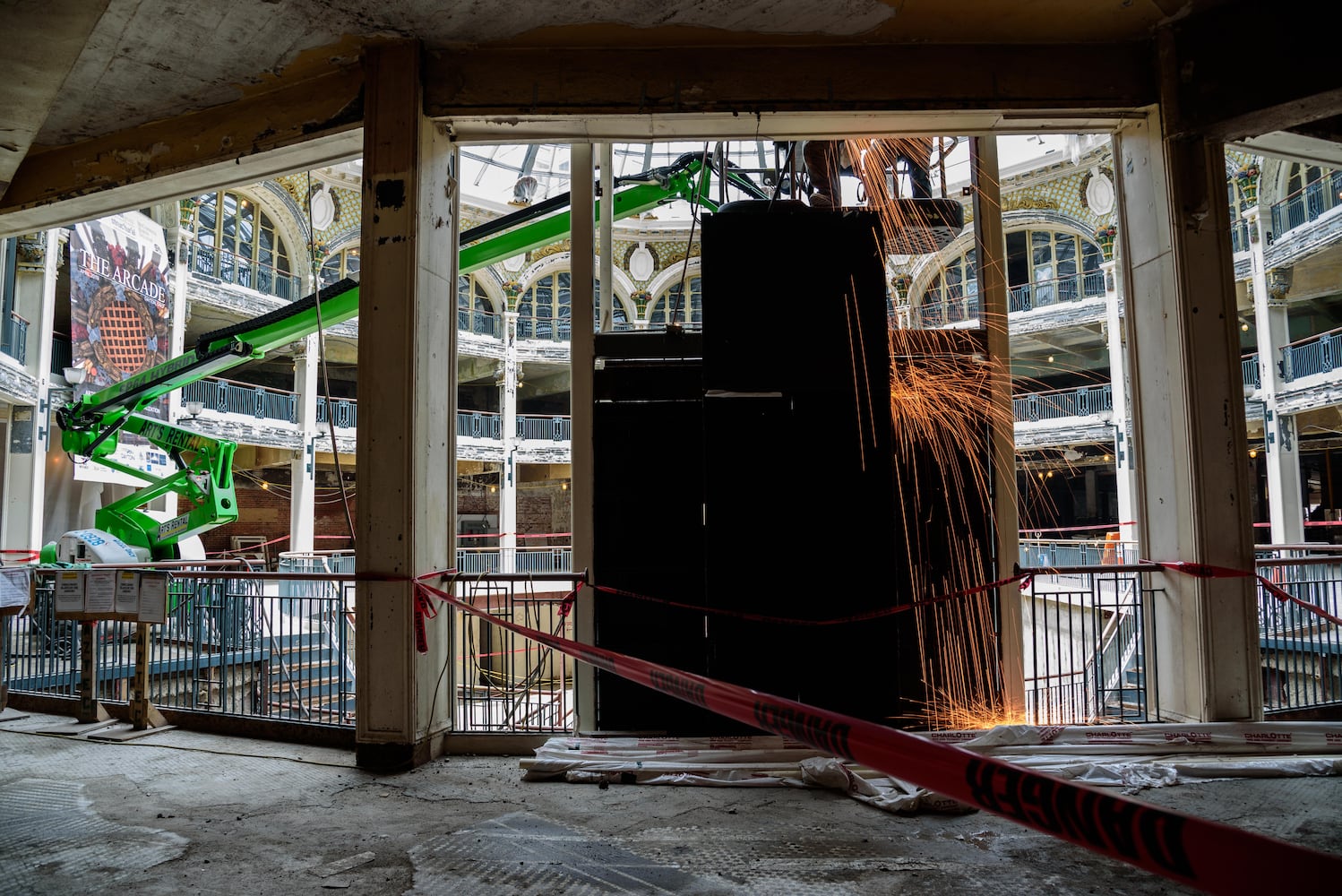 PHOTOS: The latest construction progress on the Dayton Arcade