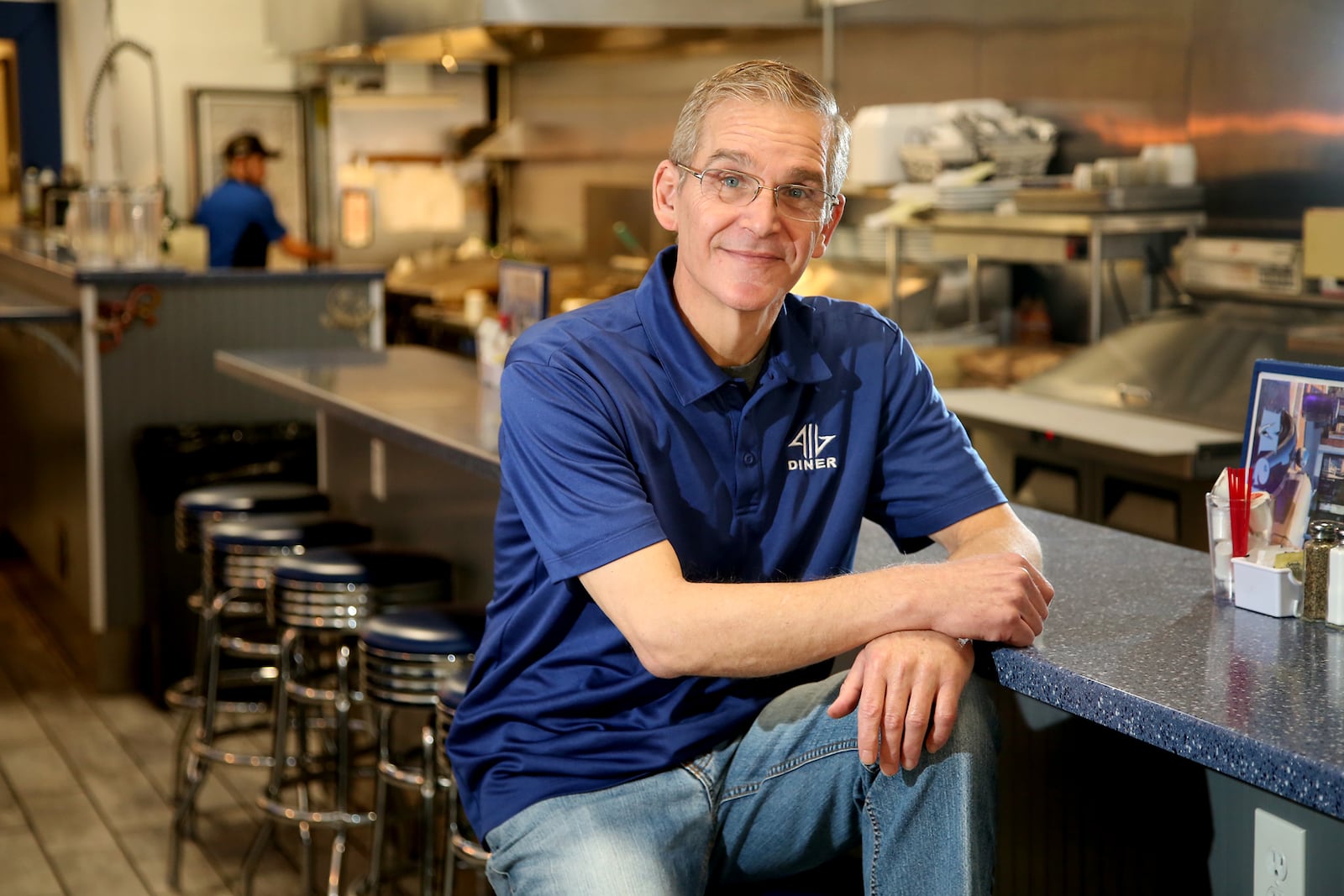 Guy Fragmin is the owner of the 416 Diner in Dayton's Oregon District. LISA POWELL / STAFF