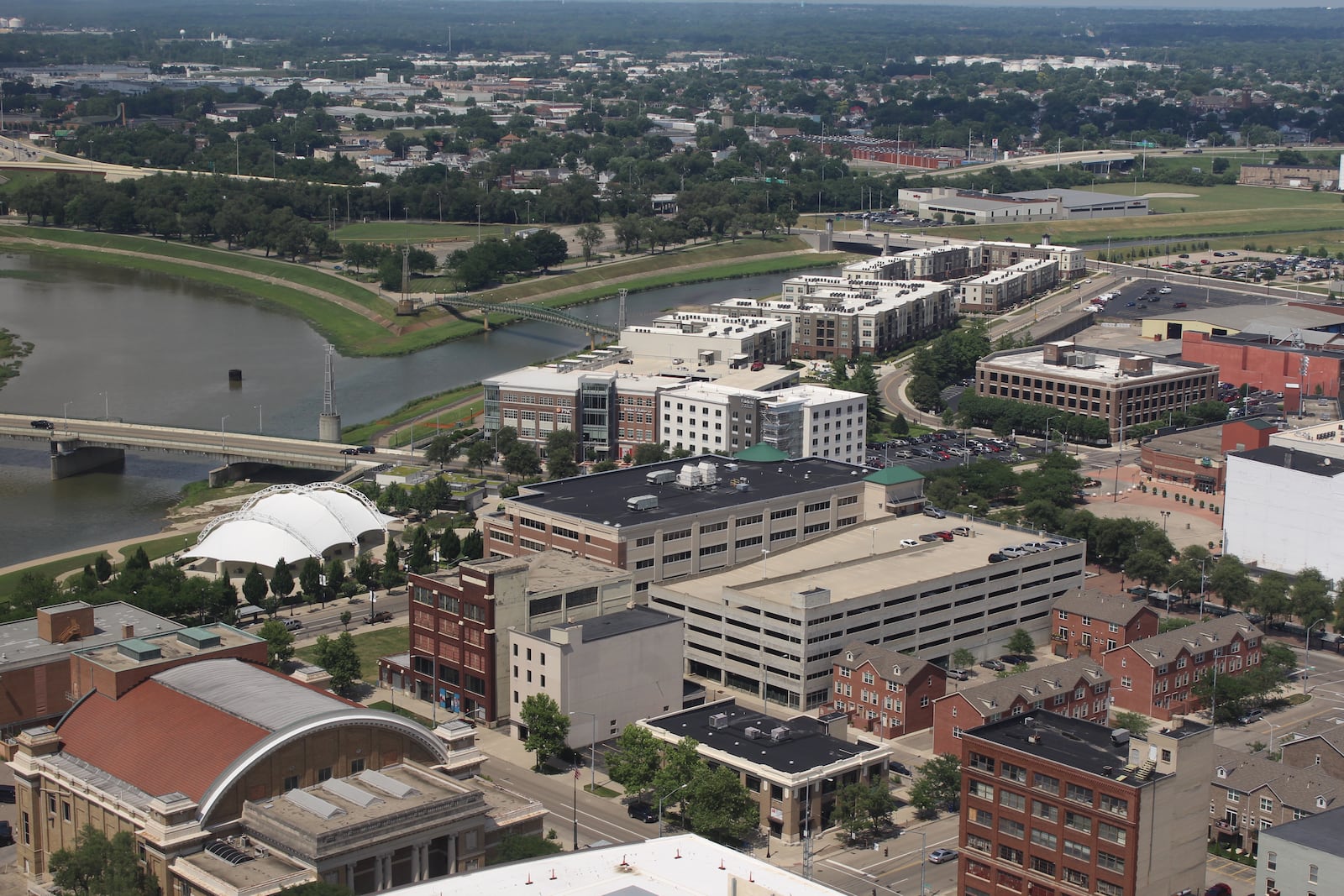 A photo of downtown Dayton taken in 2018. CORNELIUS FROLIK / STAFF