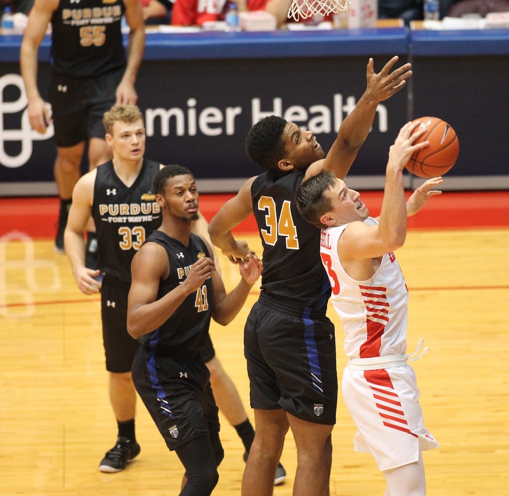 Twenty photos: Dayton Flyers rally to beat Purdue Fort Wayne