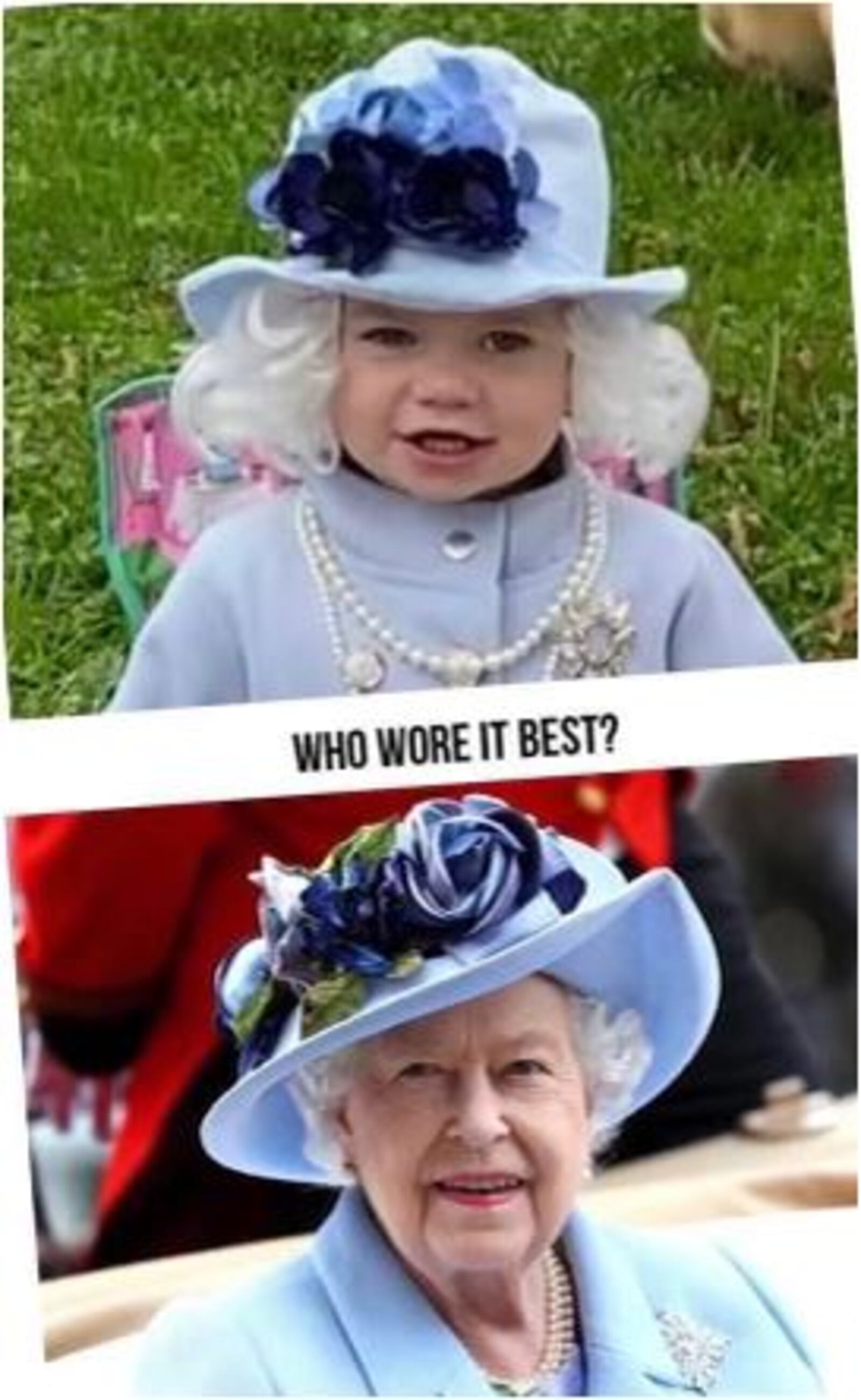 Jalayne Sutherland’s Halloween costume was such a smash, she became a worldwide sensation, even prompting her to receive a letter from Queen Elizabeth II’s Lady-in-Waiting, sending her wishes for “a very Merry Christmas.” Her mom, Katelyn Sutherland, originally from Hamilton, created this dual image. PROVIDED