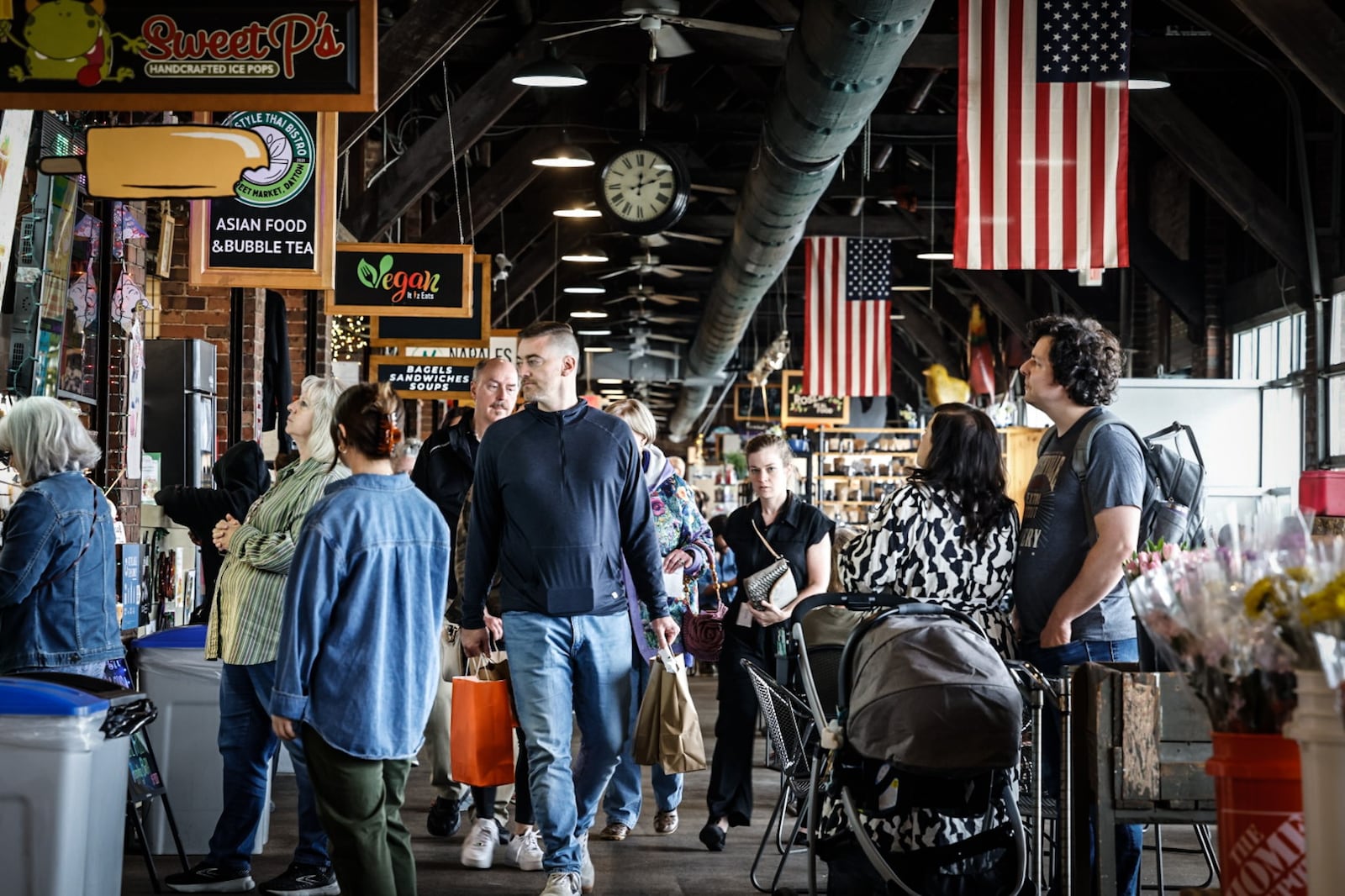 2nd Street Market, a facility of Five Rivers MetroParks located at 600 E. Second St. in Dayton, is open 11 a.m. to 3 p.m. Friday, 9 a.m. to 3 p.m. Saturday and 11 a.m. to 3 p.m. Sunday. JIM NOELKER/STAFF