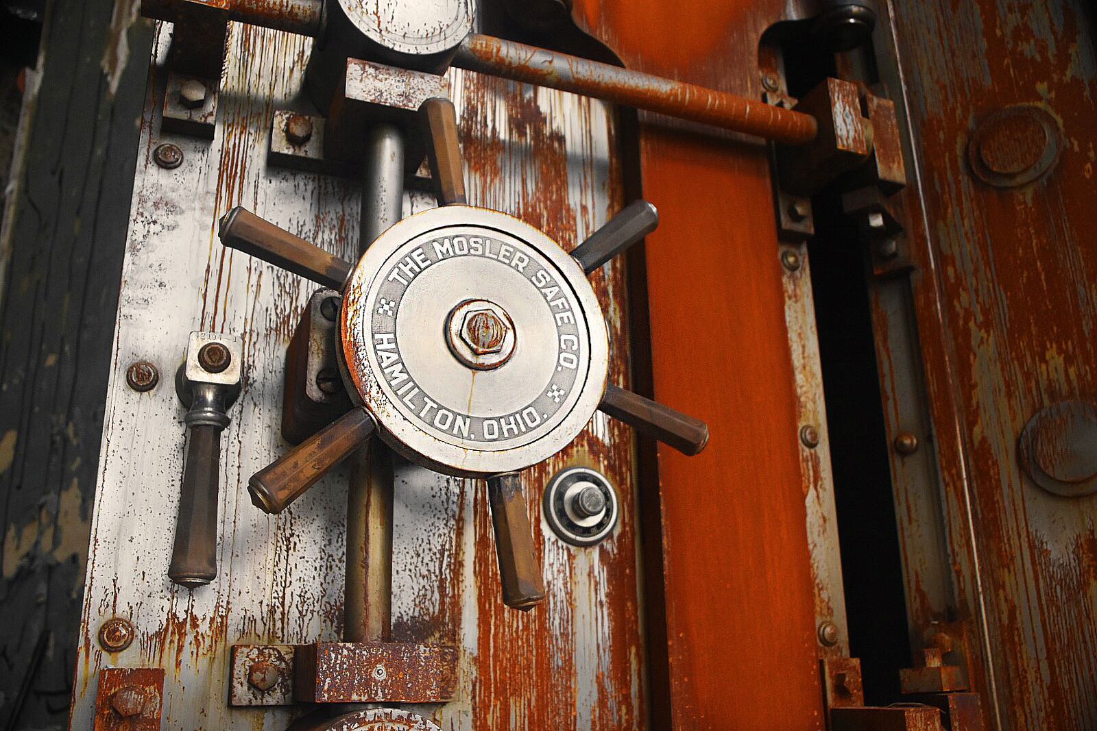 Bank vault inside the Goetz Tower, Middletown