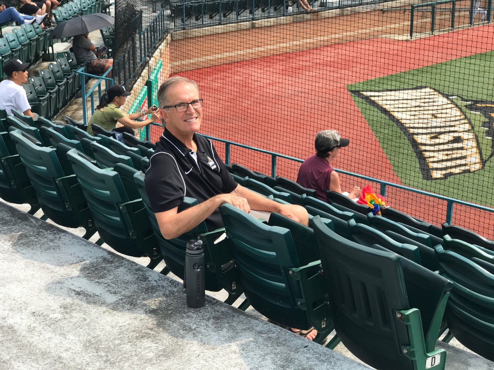 Dr. Greg Notestine in the stands at Nischwitz Stadium. Tom Archdeacon/CONTRIBUTED