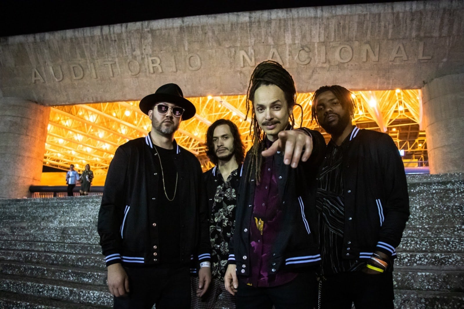 Kansas City-based Making Movies, (left to right) Juan Carlos Chaurand, Diego Chi, Enrique Chi and Duncan Burnett, performs at Levitt Pavilion in Dayton on Thursday, July 8. The band’s latest single, “La Marcha,” was released May 20.