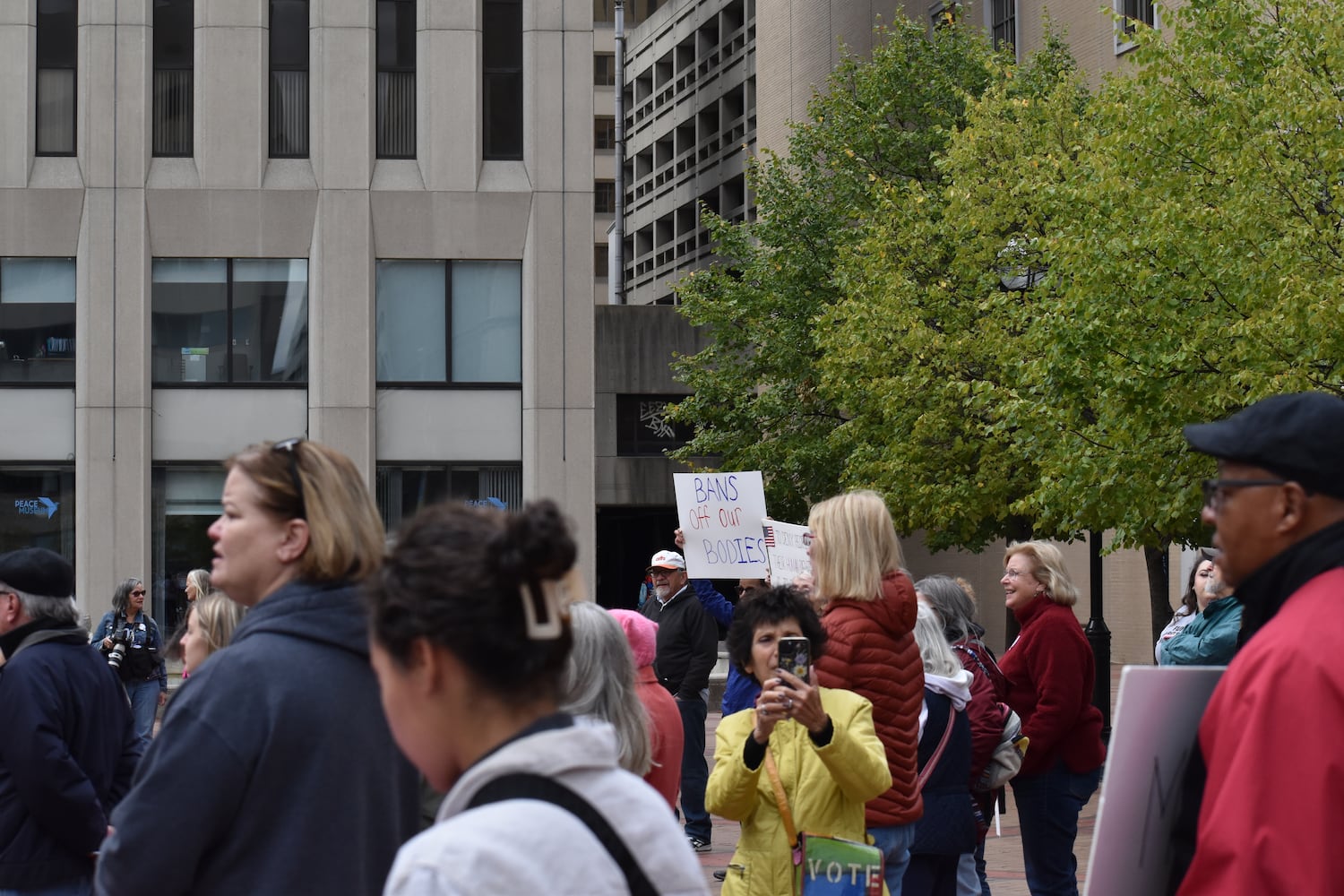 Abortion rally Dayton Ohio Oct. 8 2023