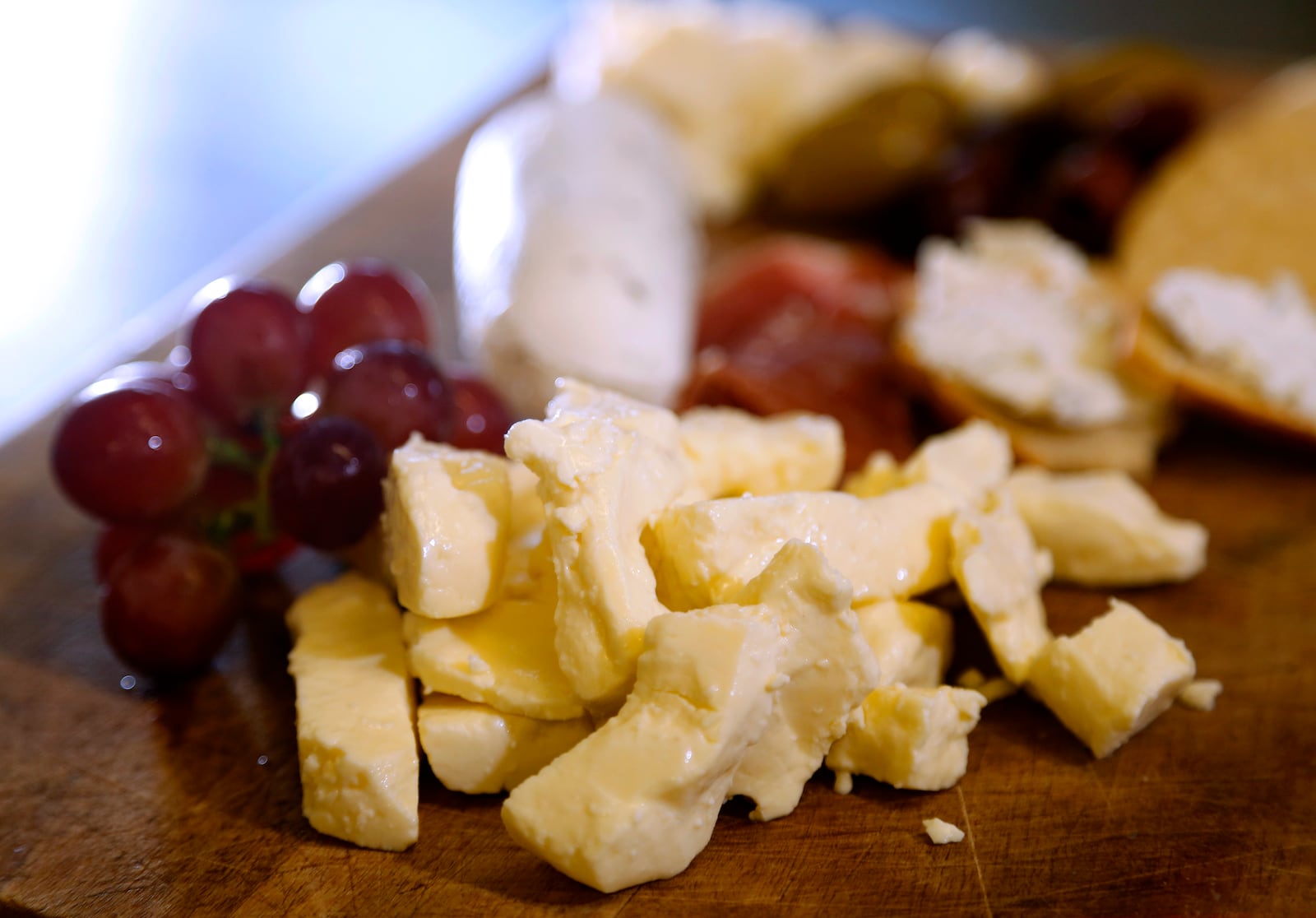 Blue Jacket Dairy produces a variety of Cheese Curds - salty, buttery cheese bits made from pasturized milk - that come in multiple flavors, including, dill, ranch, garlic and horseradish. The dairy is located in Bellefontaine, Ohio. LISA POWELL / STAFF