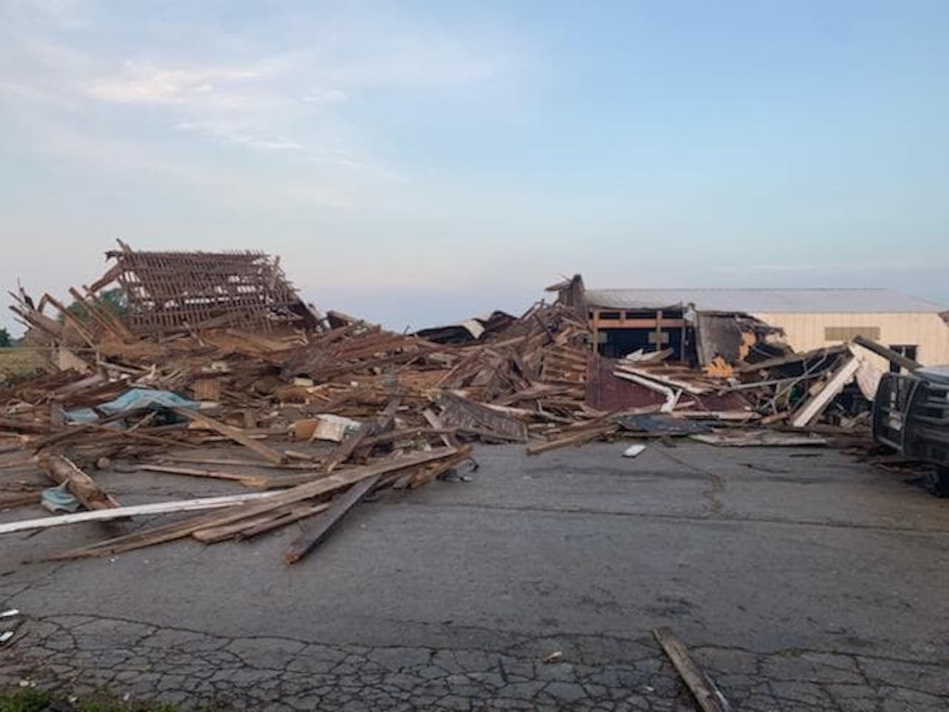 PHOTOS: Daylight reveals widespread damage from Monday storms