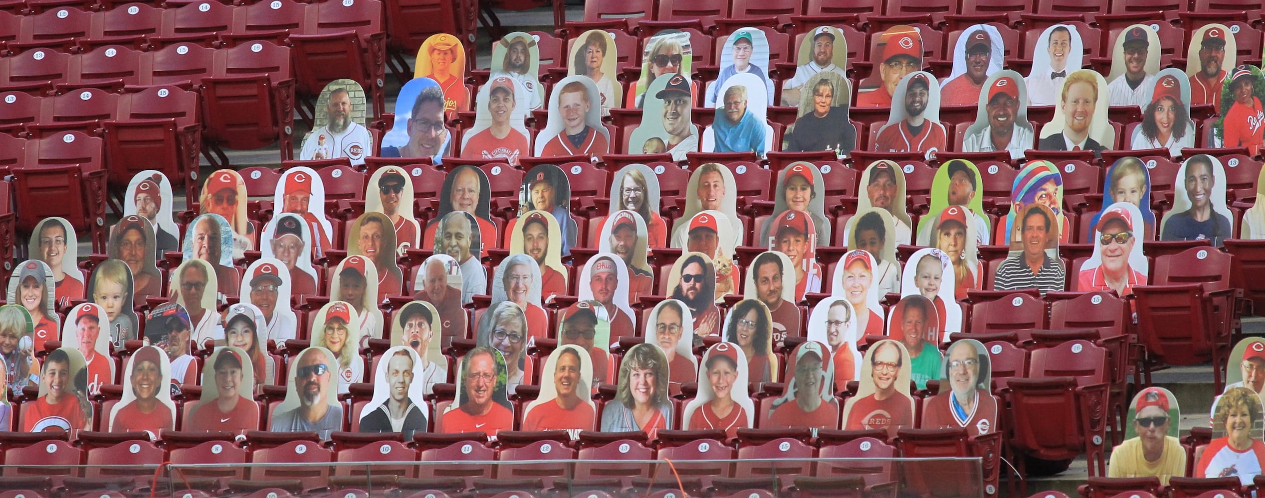 Reds fan cutouts