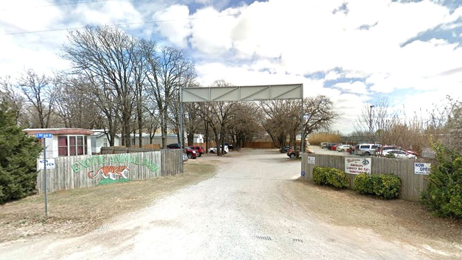 Pictured in an March 2018 Street View image is the Greater Wynnewood Exotic Animal Park in Wynnewood, Okla. The former owner of the park, Joseph Maldonado-Passage, was sentenced Wednesday, Jan. 22, 2020, to 22 years in prison for trying to hire a hit man to kill a Florida critic and animal rights activist. (Google)