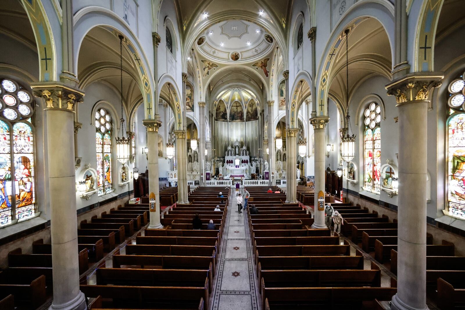 St. Mary Catholic Church on Allen St. in Dayton is over 100 years old. JIM NOELKER/STAFF