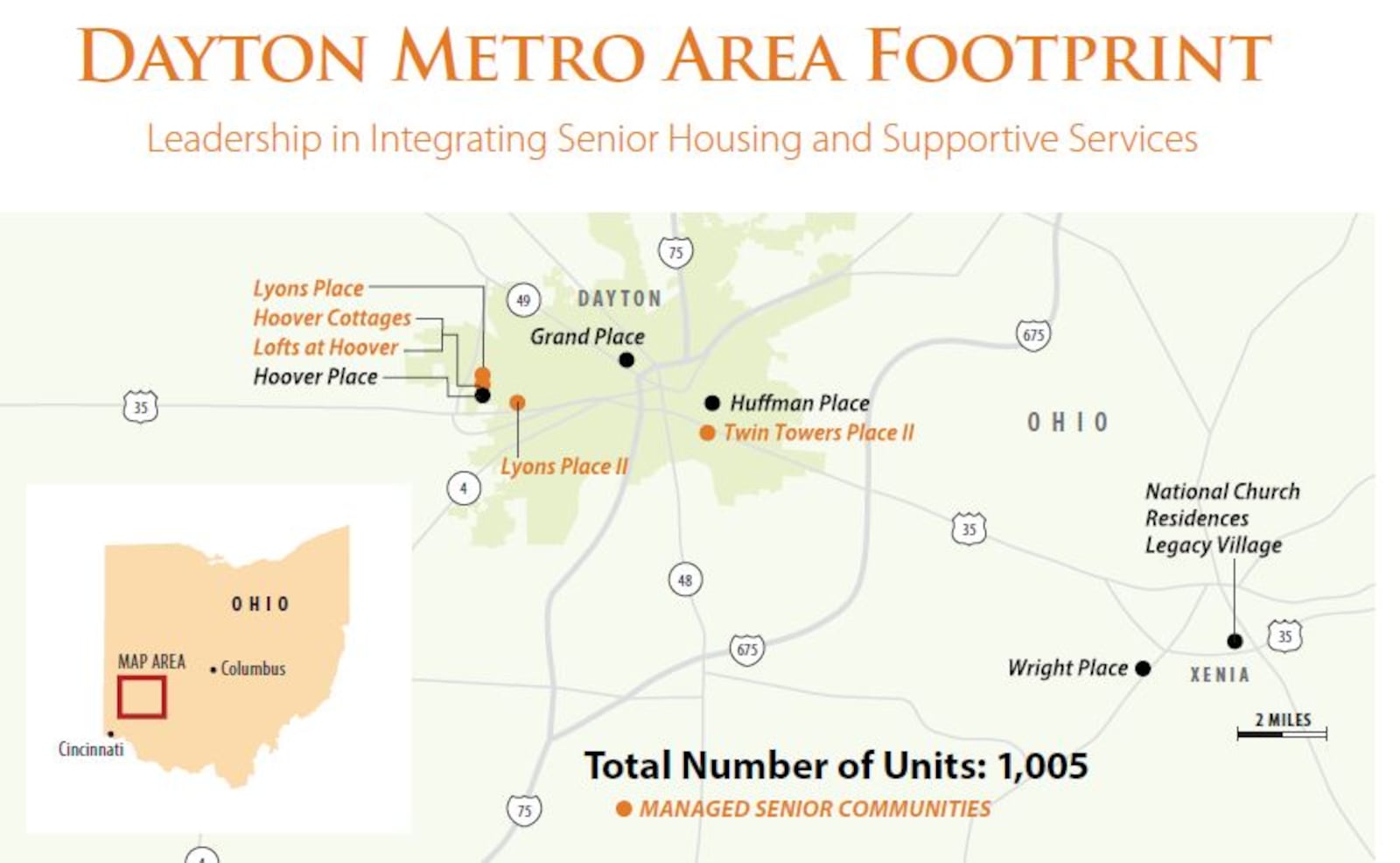 National Church Residences manages more than 1,000 senior housing units across the local region. CONTRIBUTED