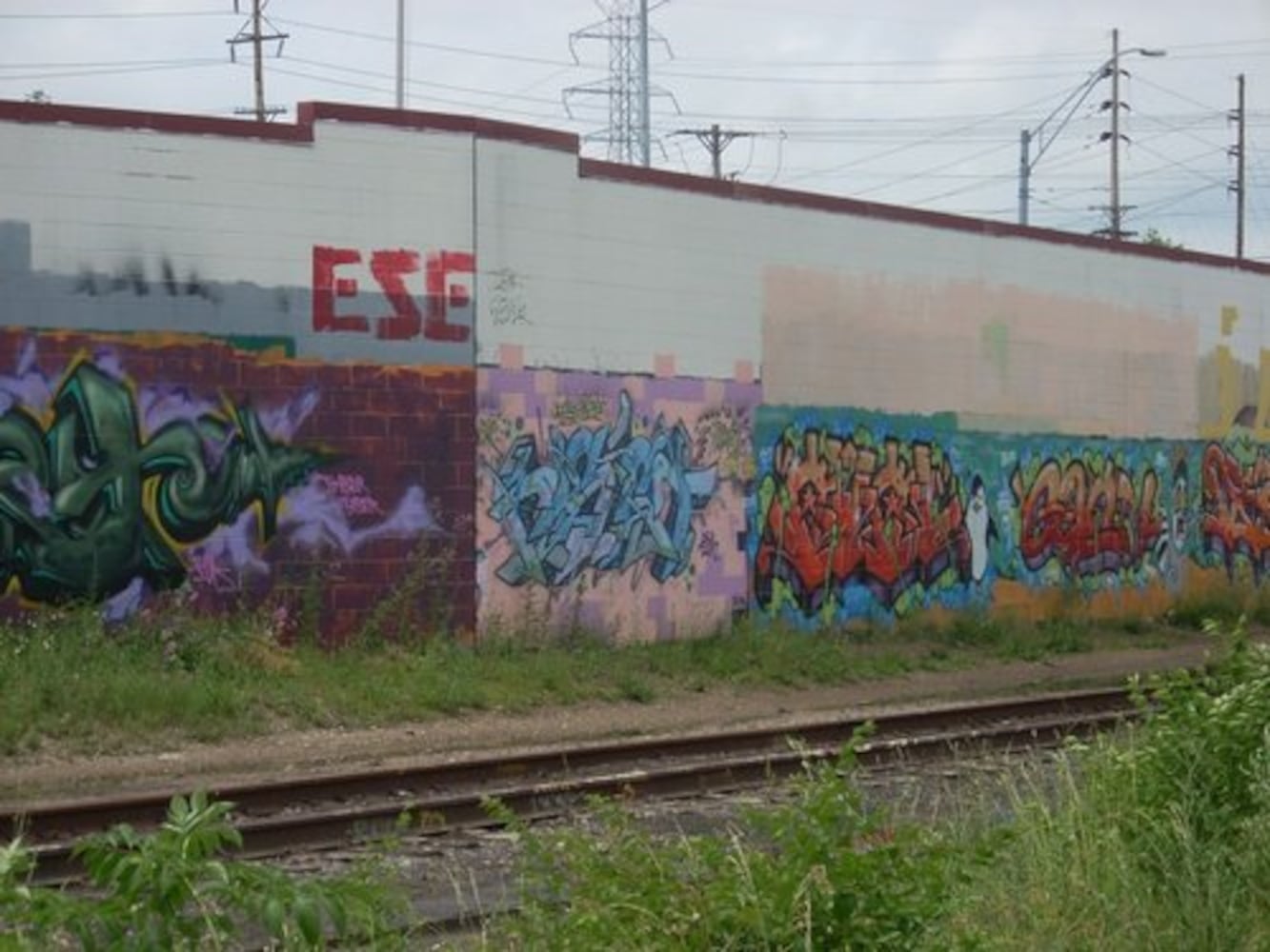 Legal graffiti by area artists