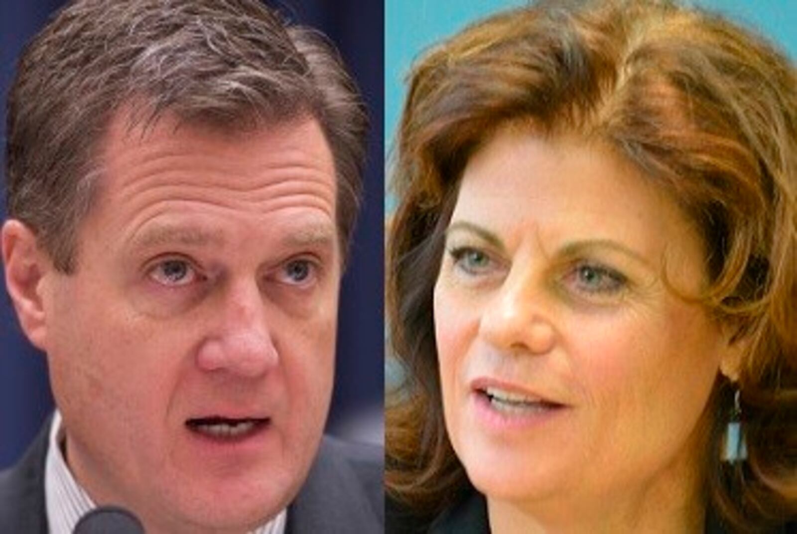 Congressman Mike Turner and his Democratic opponent Theresa Gasper.