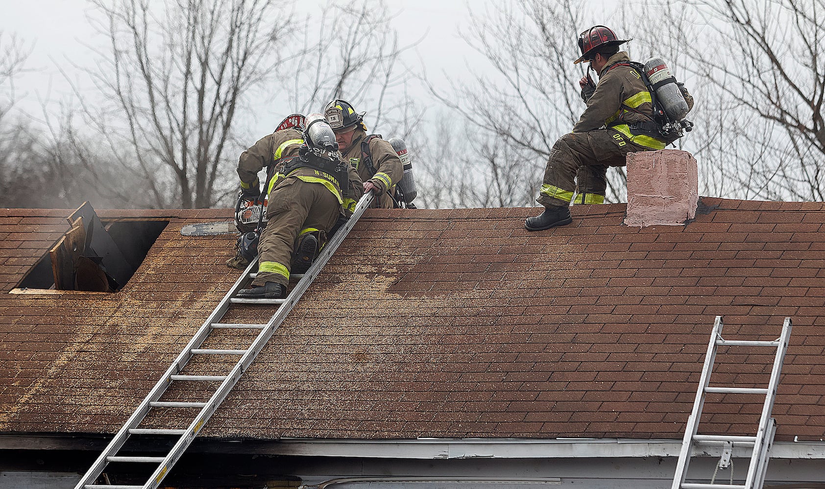 Riverside housefire