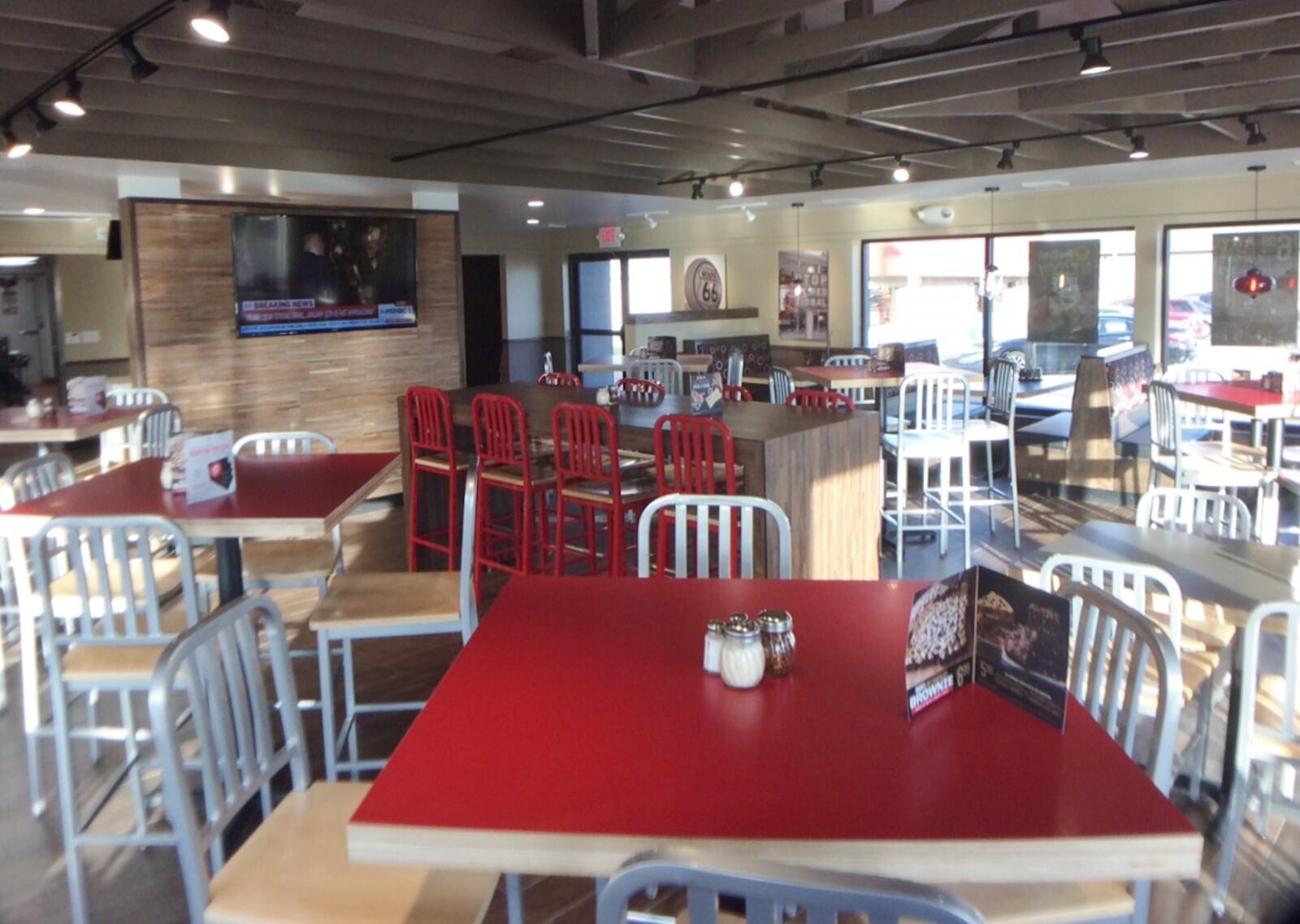 This Pizza Hut in Vandalia reopened in early December after a significant makeover. MARK FISHER/STAFF