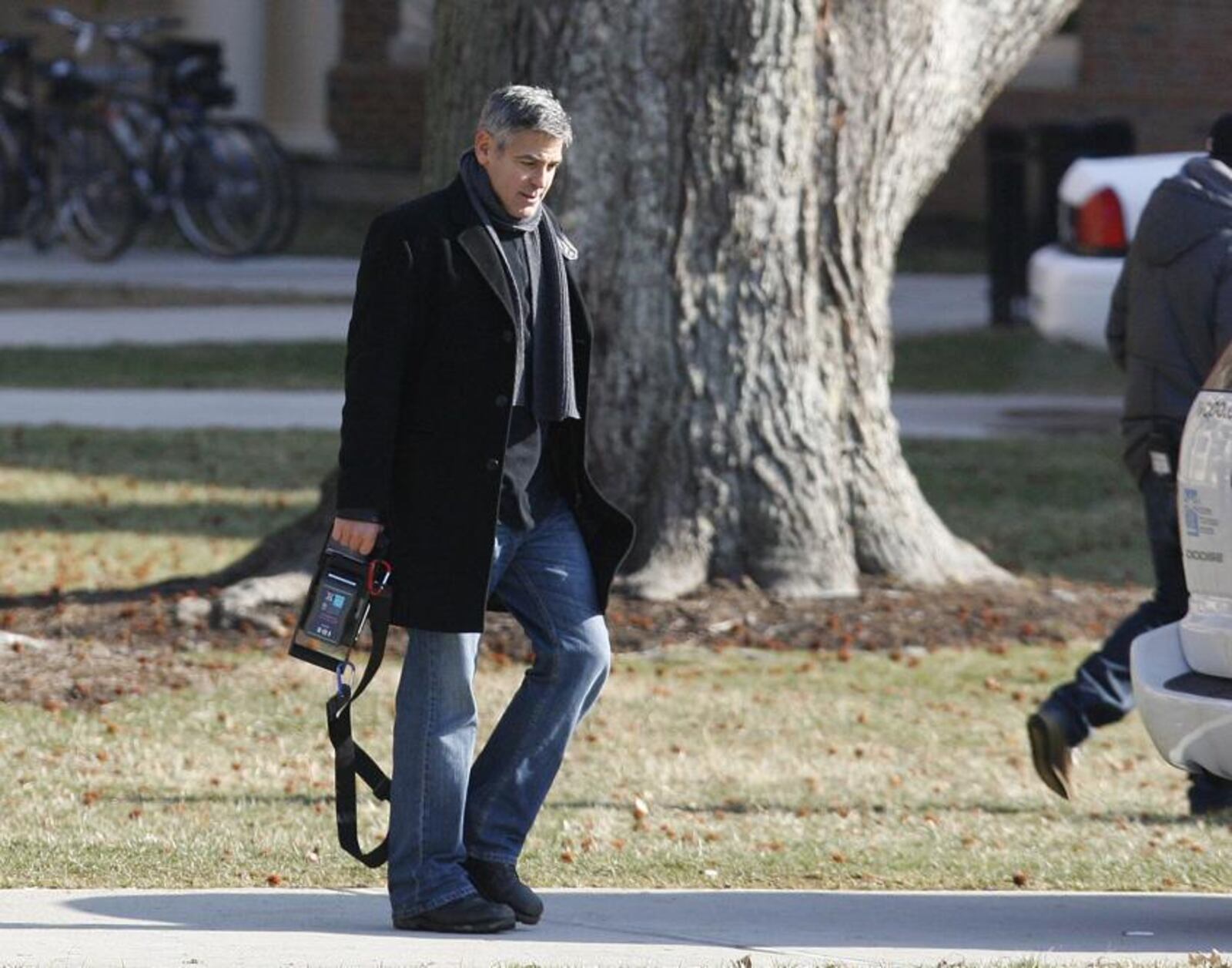 George Clooney seen in Oxford when he was in town to film the movie “Ides of March.”