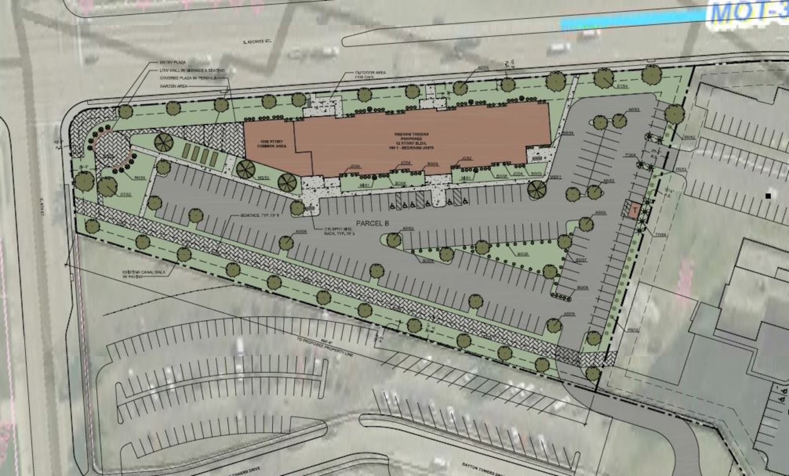 Oregon Towers site plan rendering. CONTRIBUTED