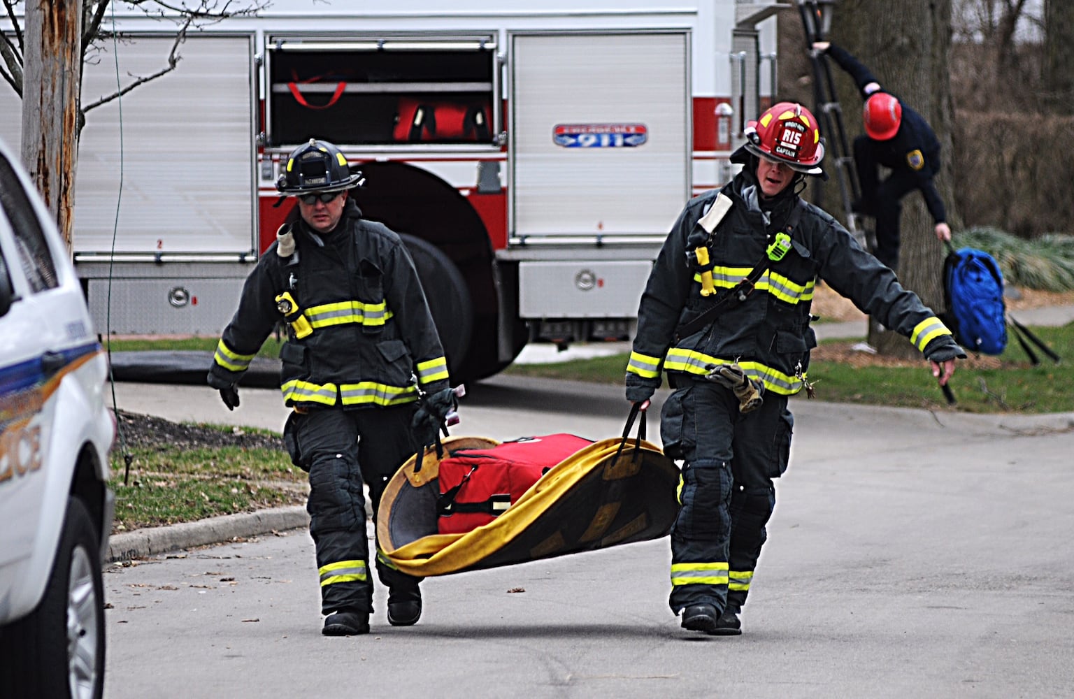 PHOTOS: Oakwood city worker rescued from collapsed trench