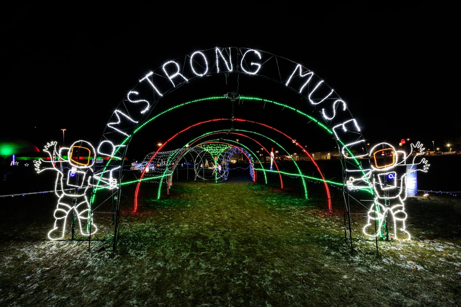 PHOTOS: Armstrong Air & Space Museum Holiday Lights 2024