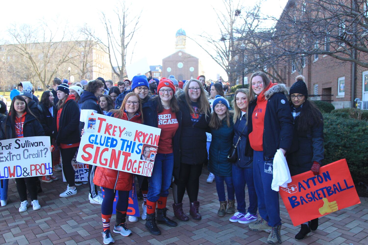 Photos: Signs at ESPN Gameday at Dayton