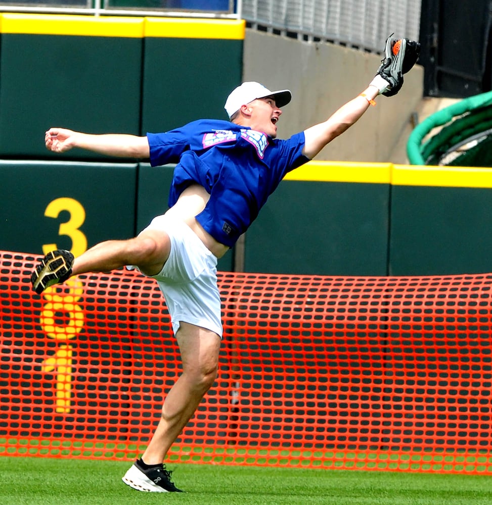 Bengals Play Celebrity Softball Game at Day Air Ballpark